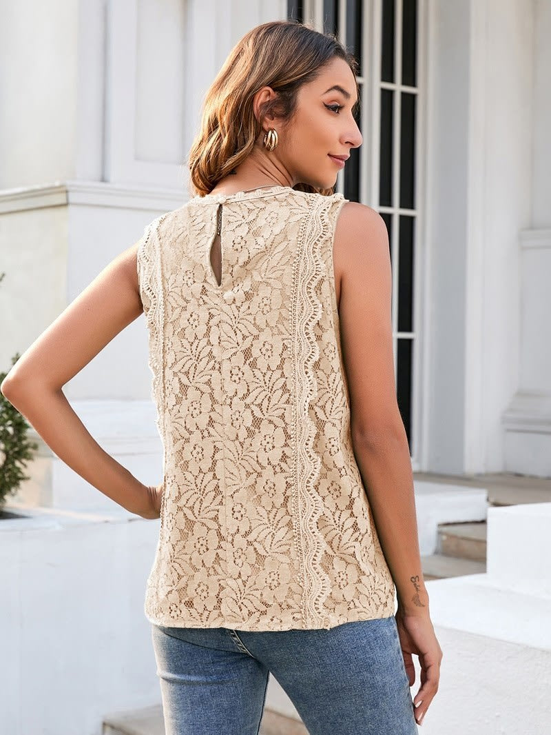 All Lace Sleeveless Top