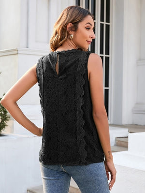 All Lace Sleeveless Top