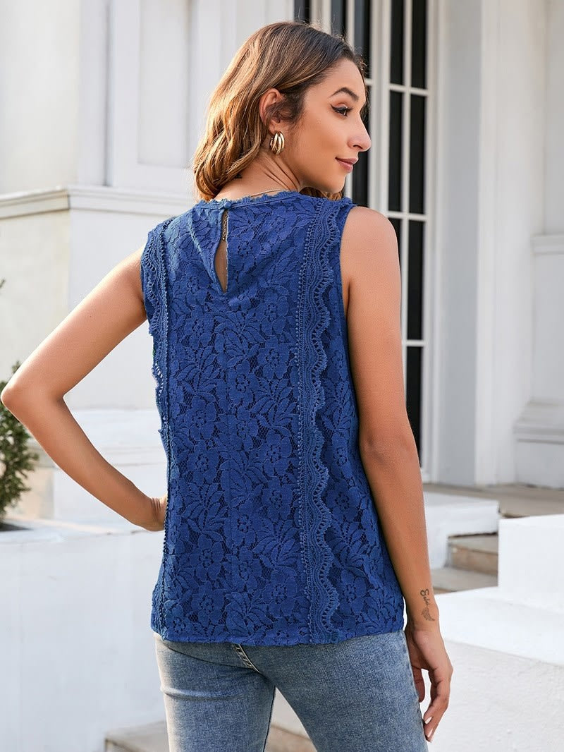 All Lace Sleeveless Top