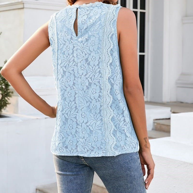 All Lace Sleeveless Top