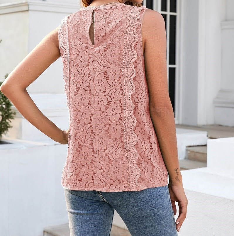 All Lace Sleeveless Top