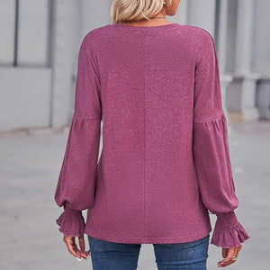 Poet Sleeve Knit Top