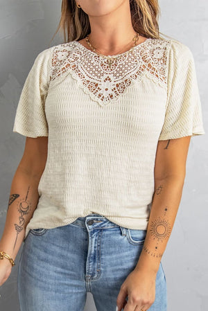 Flutter Sleeve Crochet Top