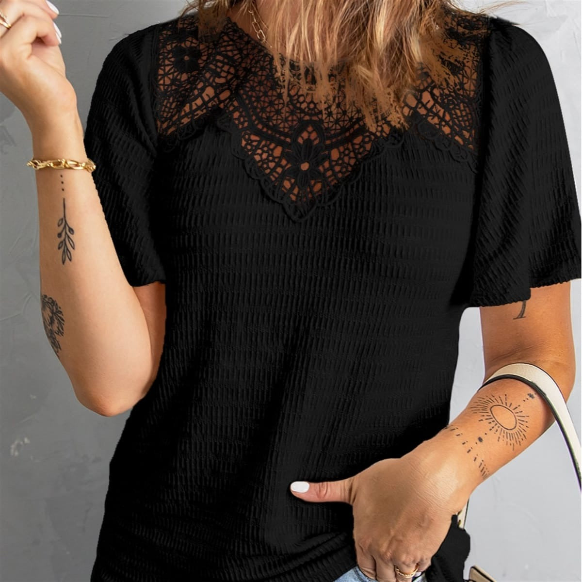 Flutter Sleeve Crochet Top