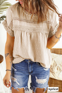 Circle Lace Dotted Top