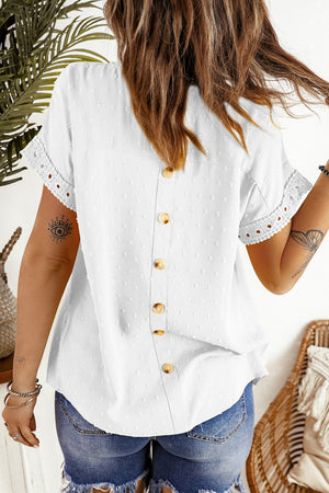 Circle Lace Dotted Top