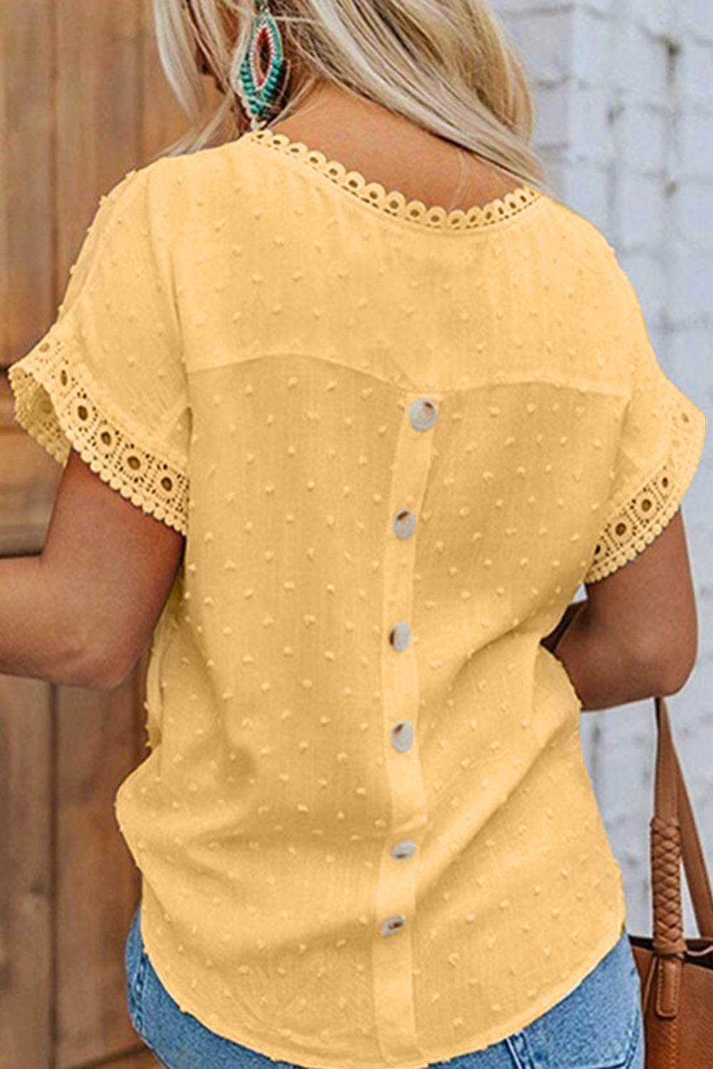 Circle Lace Dotted Top