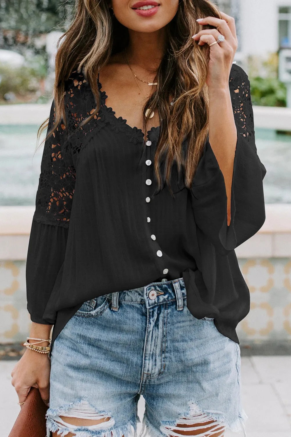 Stunning Floral Crochet Top