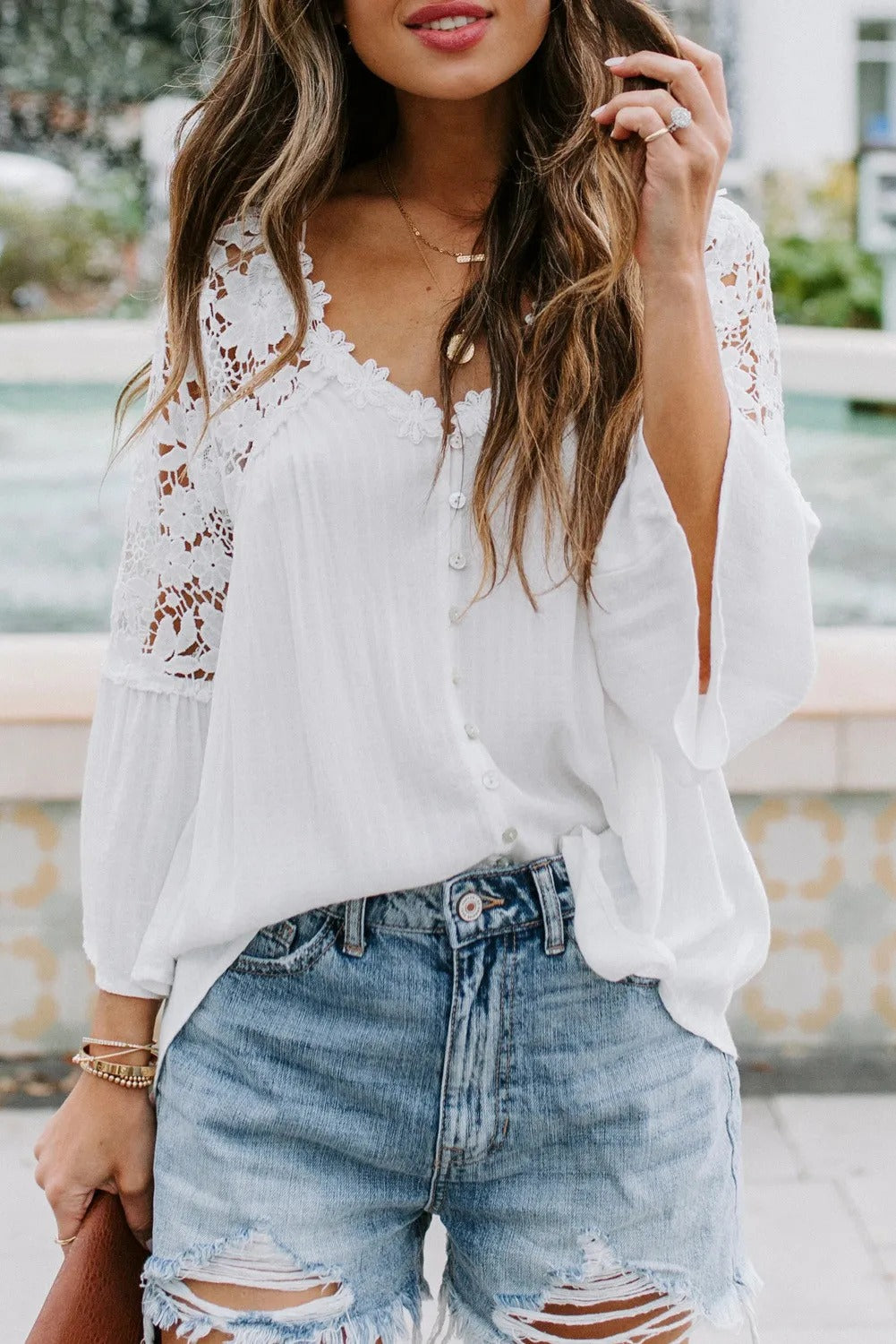 Stunning Floral Crochet Top