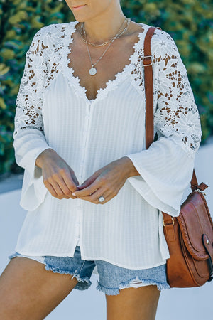 Stunning Floral Crochet Top