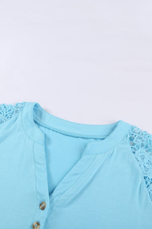 Lace Cap Sleeve Top