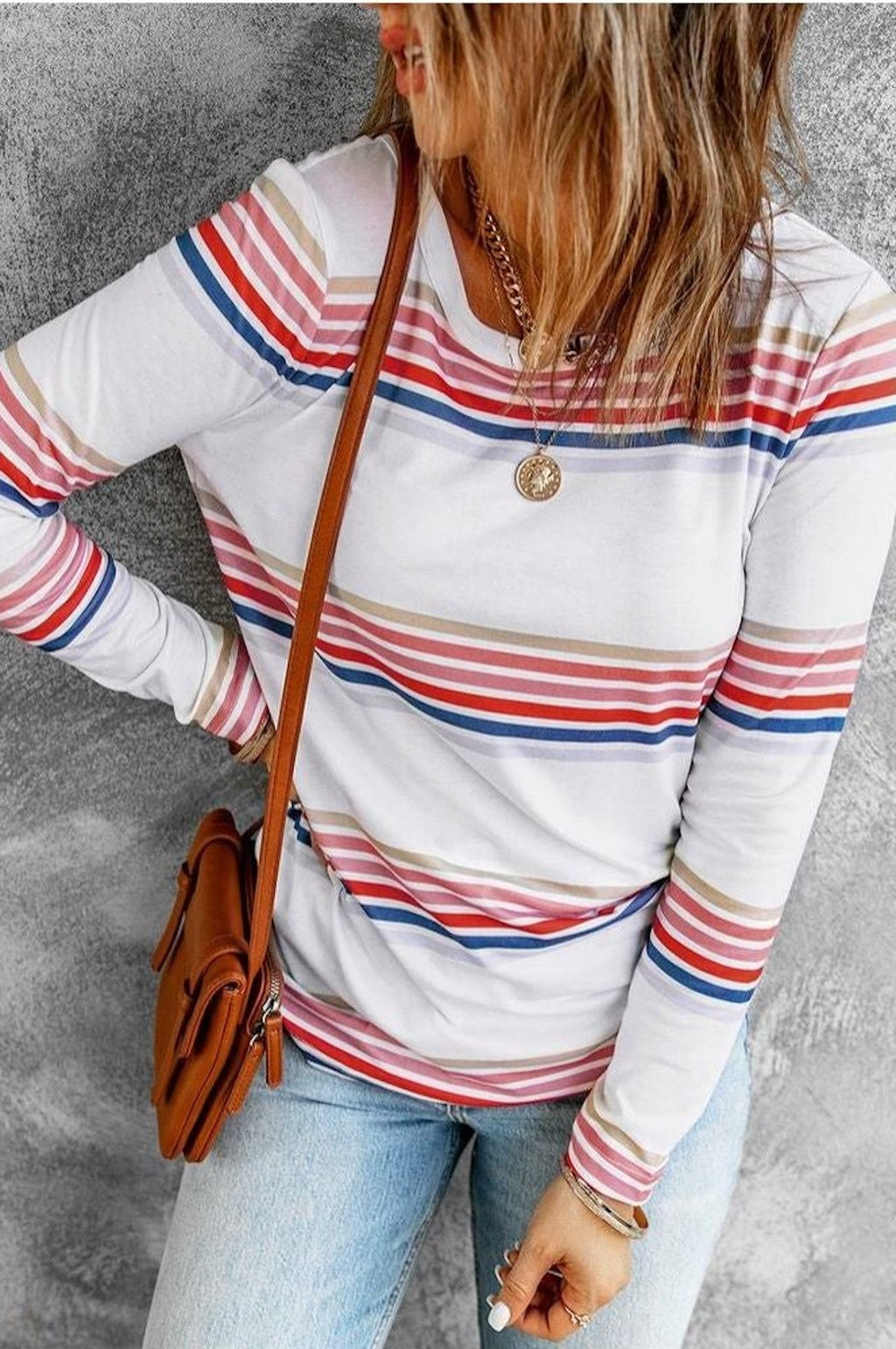 Long Sleeve Stripe Top