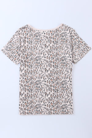 Casual Leopard T-Shirt Top