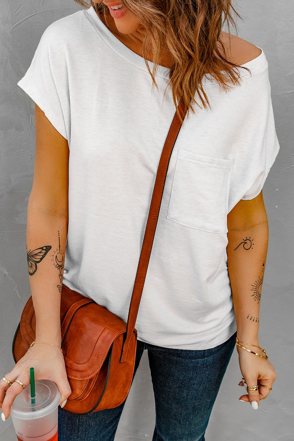 Side Slit Pocket Top