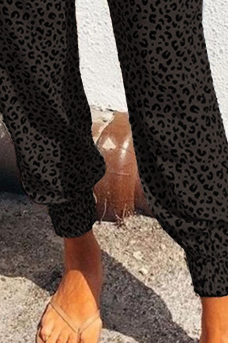 Comfy Leopard Joggers