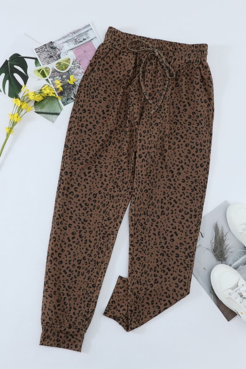 Comfy Leopard Joggers