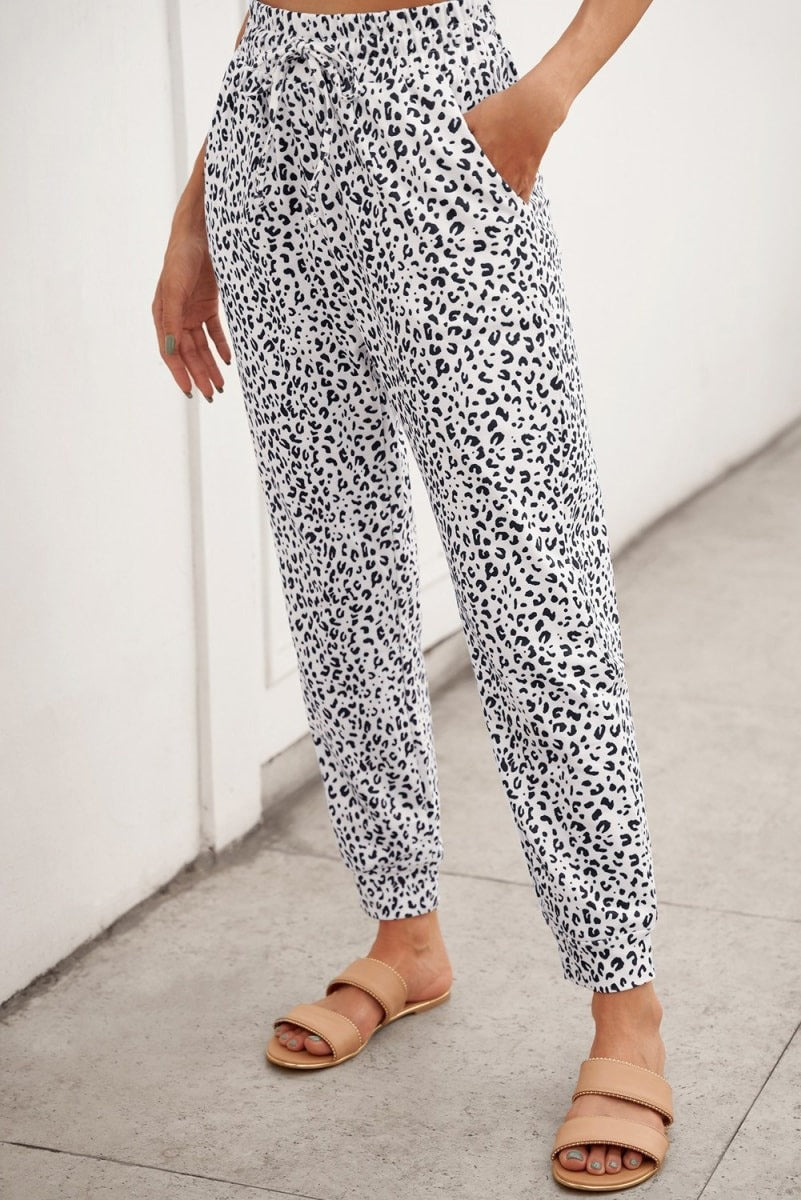 Comfy Leopard Joggers