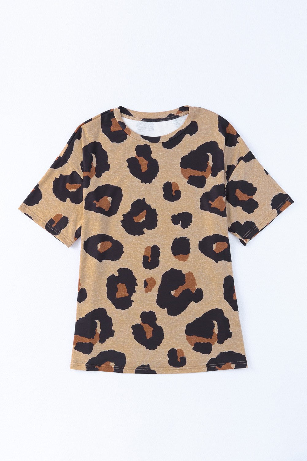 Boyfriend Leopard T Shirt Top