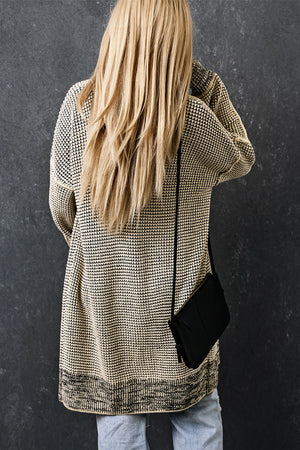 Textured Long Cardigan