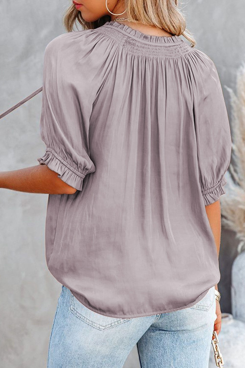 Easy Flattering Gathered Top