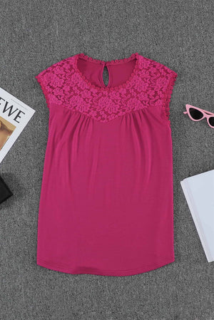 Lace Sleeveless Top