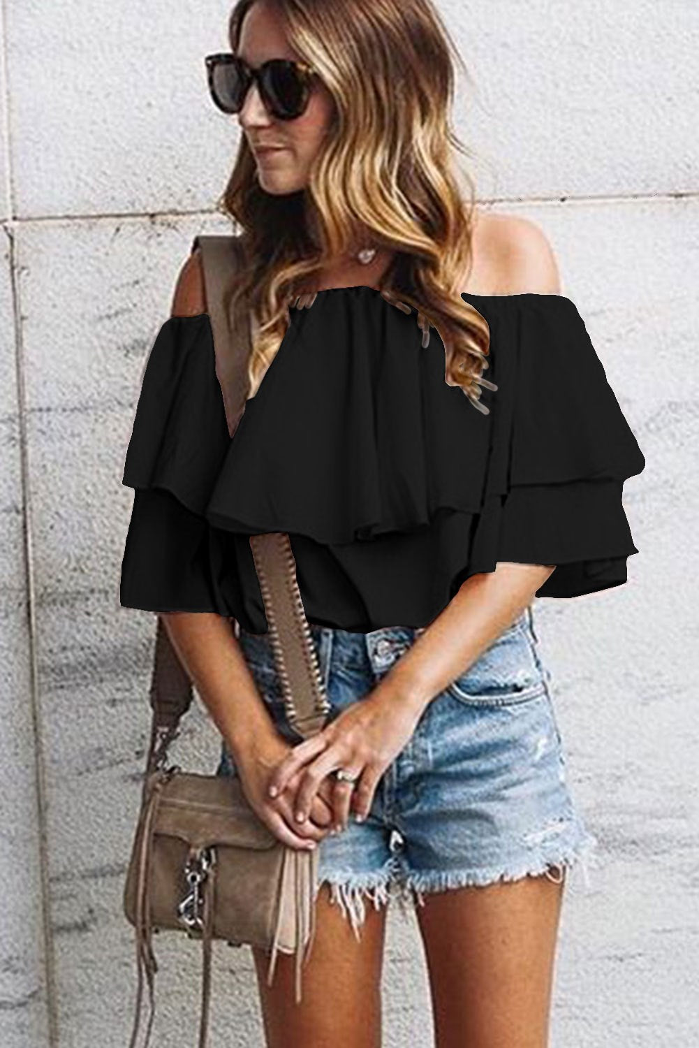 Off-The-Shoulder Ruffle Top