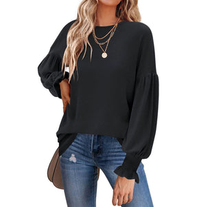 Poet Sleeve Knit Top