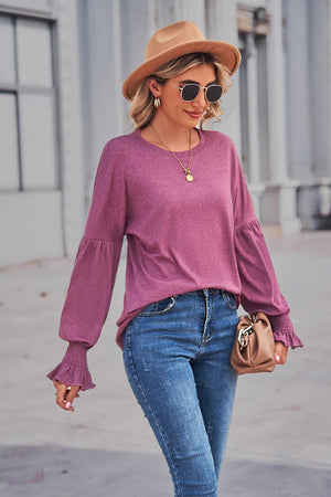 Poet Sleeve Knit Top