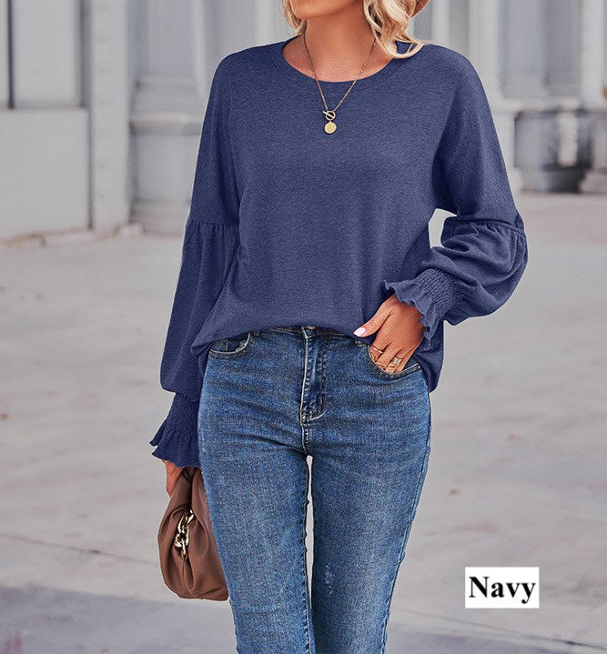 Poet Sleeve Knit Top