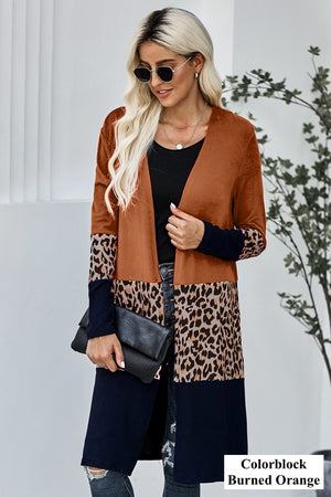 Printed Long Cardigan