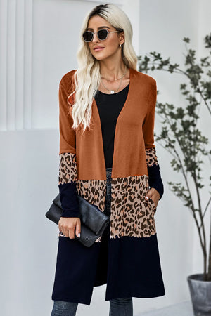 Printed Long Cardigan