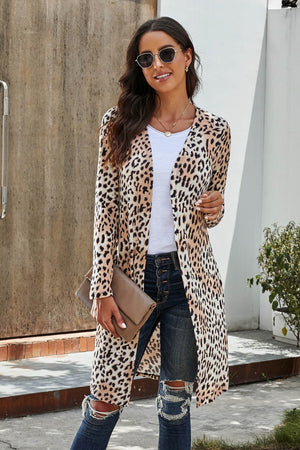 Printed Long Cardigan