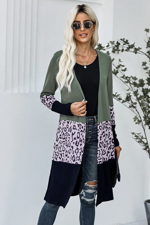 Printed Long Cardigan