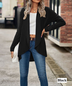 Shawl Collar Long Cardigan