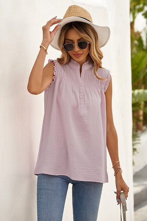 Sweet Smocked Ruffled Top