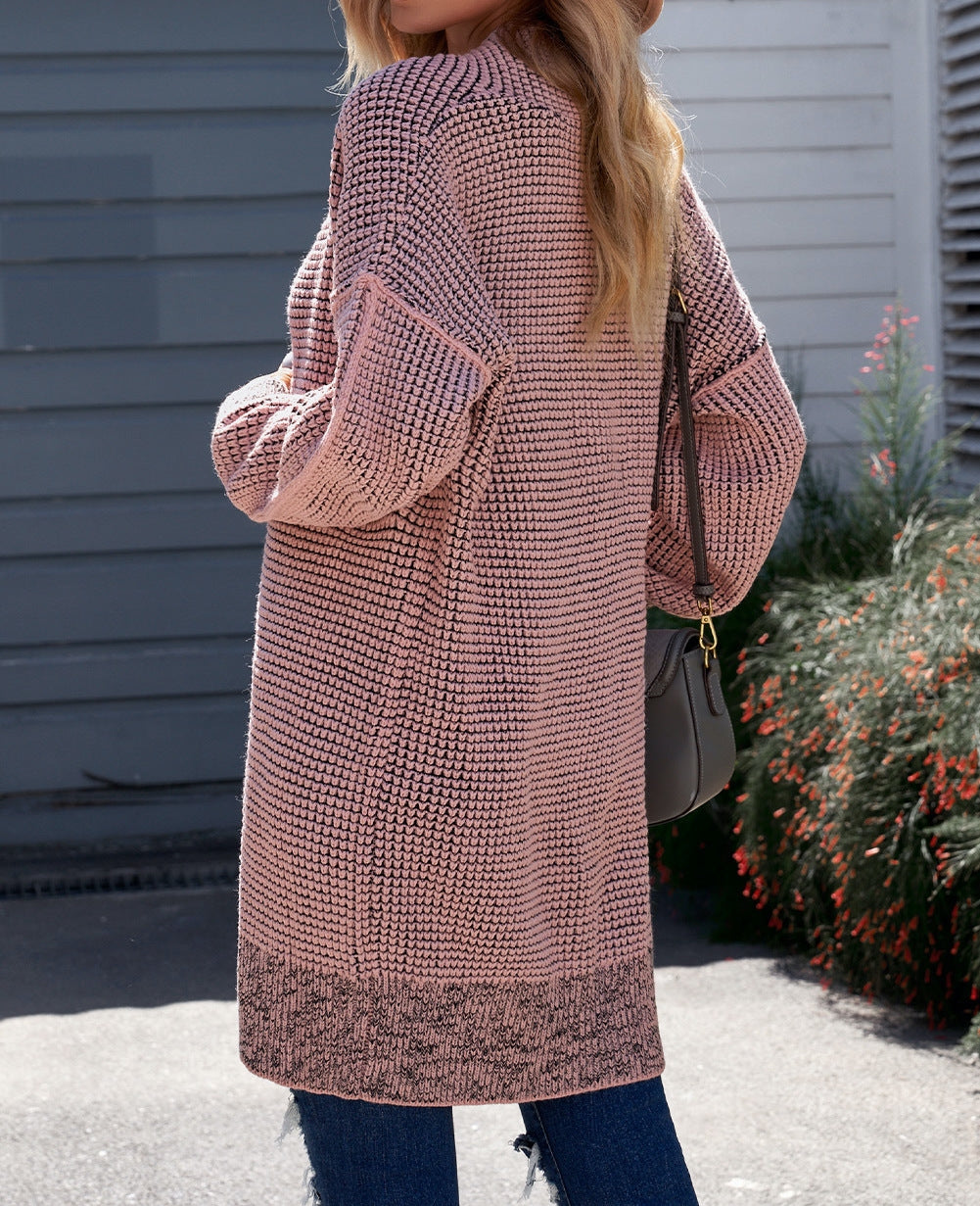 Textured Long Cardigan