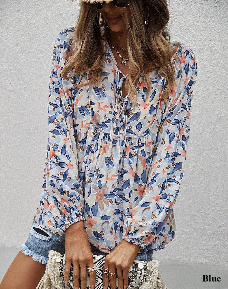 Tropical Boho Floral Top